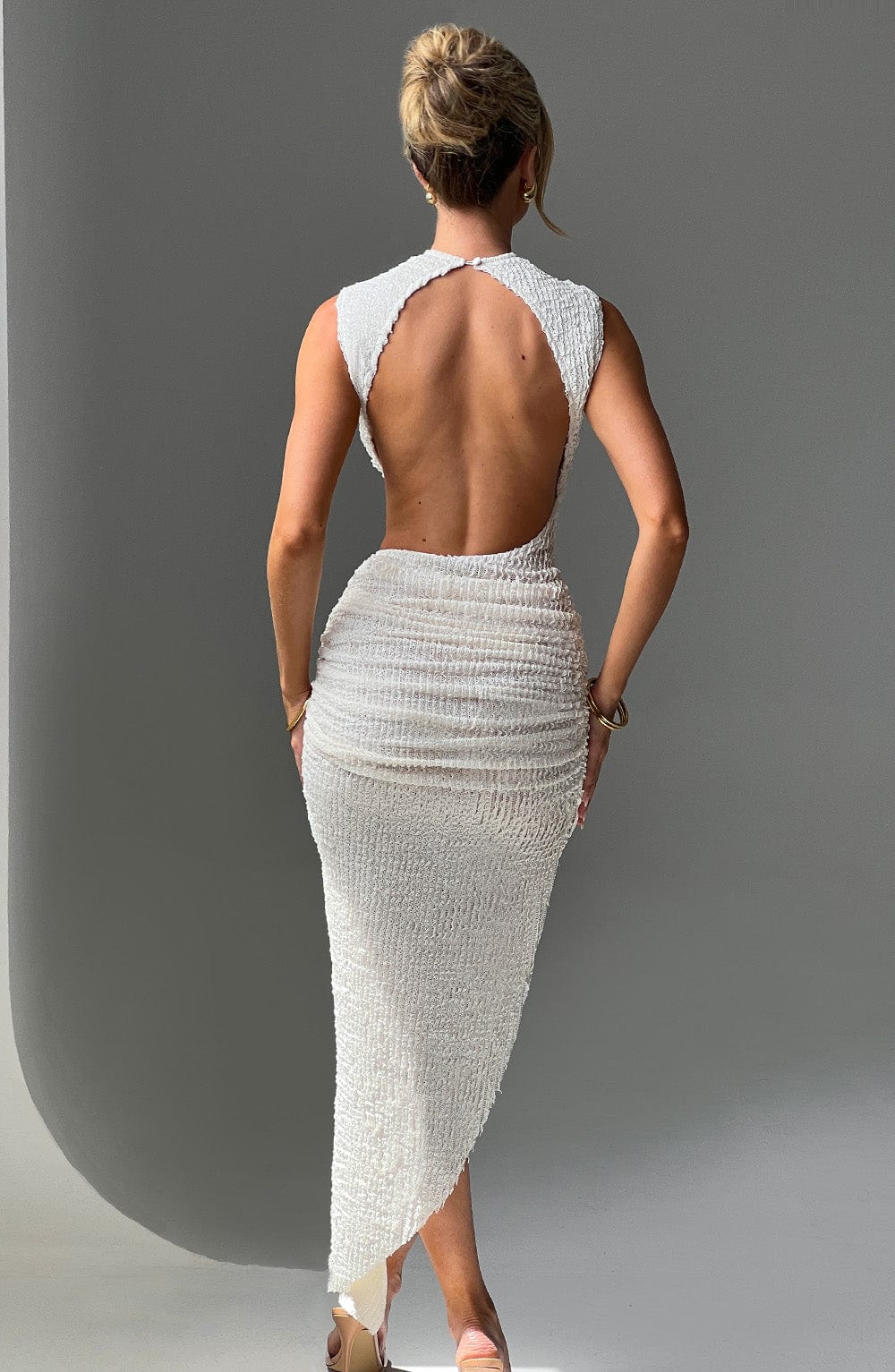Athena Midi Dress - Ivory