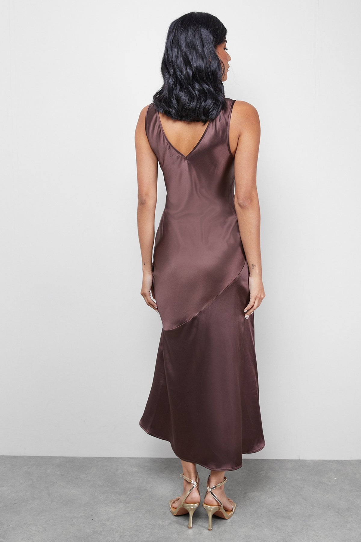 Mocha Midi Dress - Chocolate