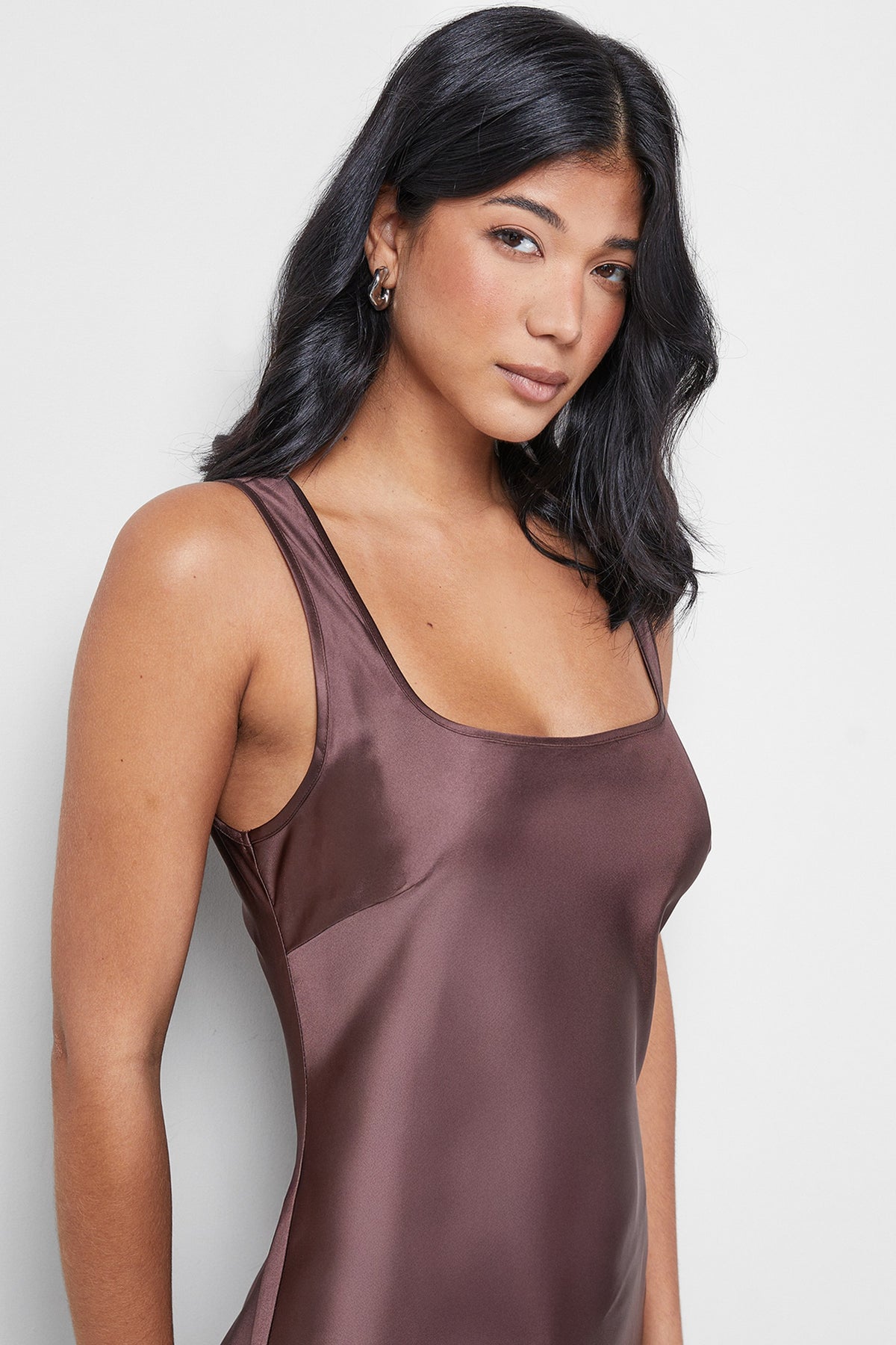 Mocha Midi Dress - Chocolate