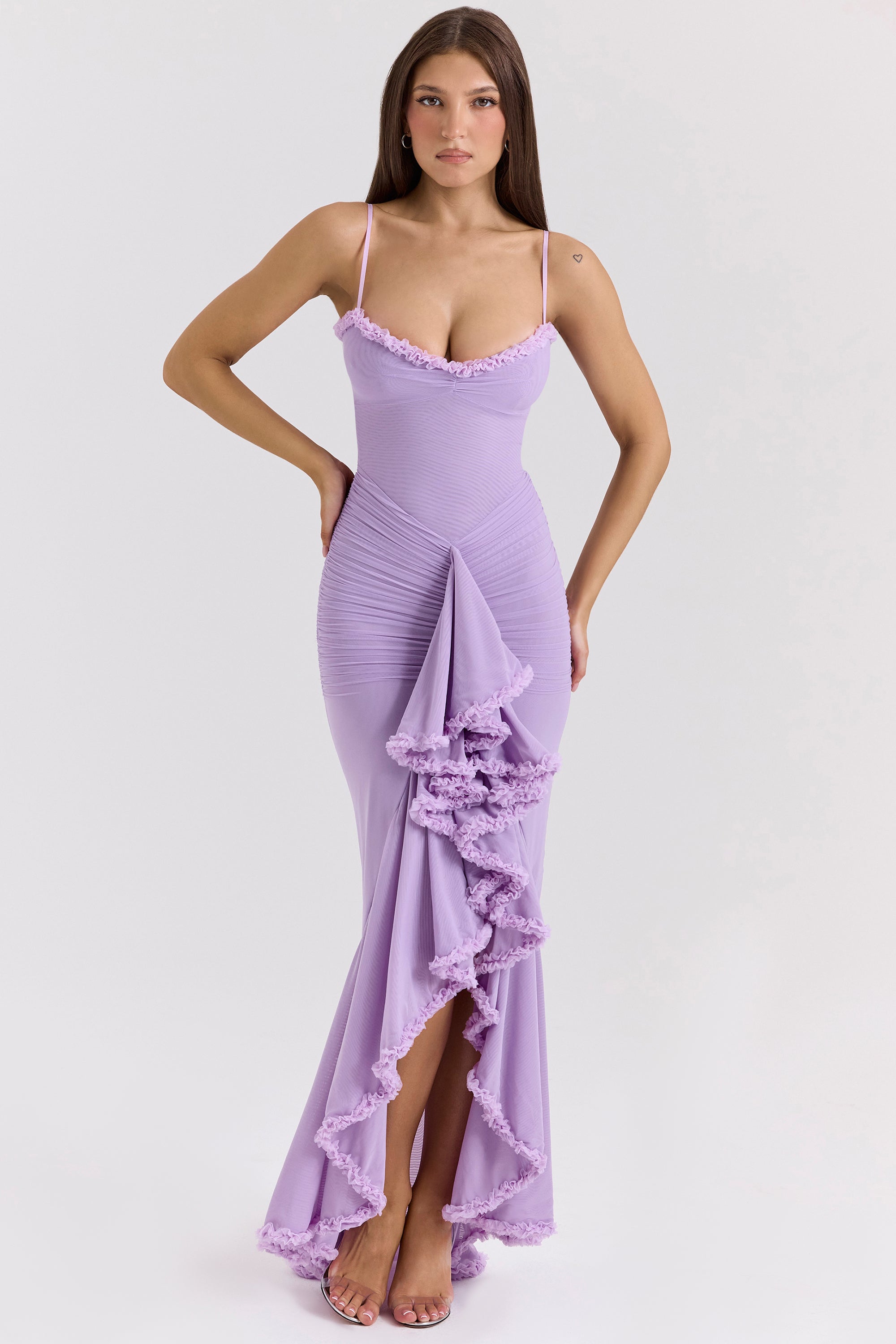 Rosamund Maxi Dress - Orchid Mesh