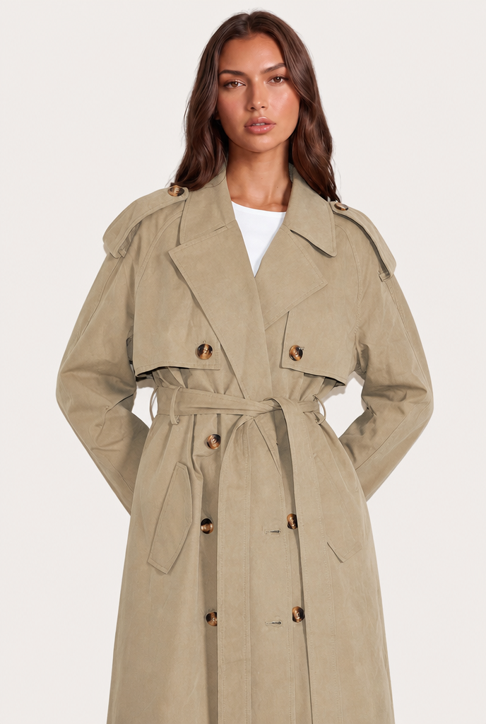 Winona Trench Coat - Beige