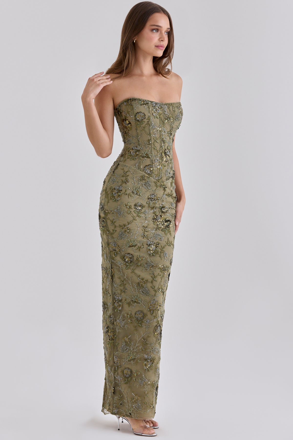 Olivera Gown - Olive