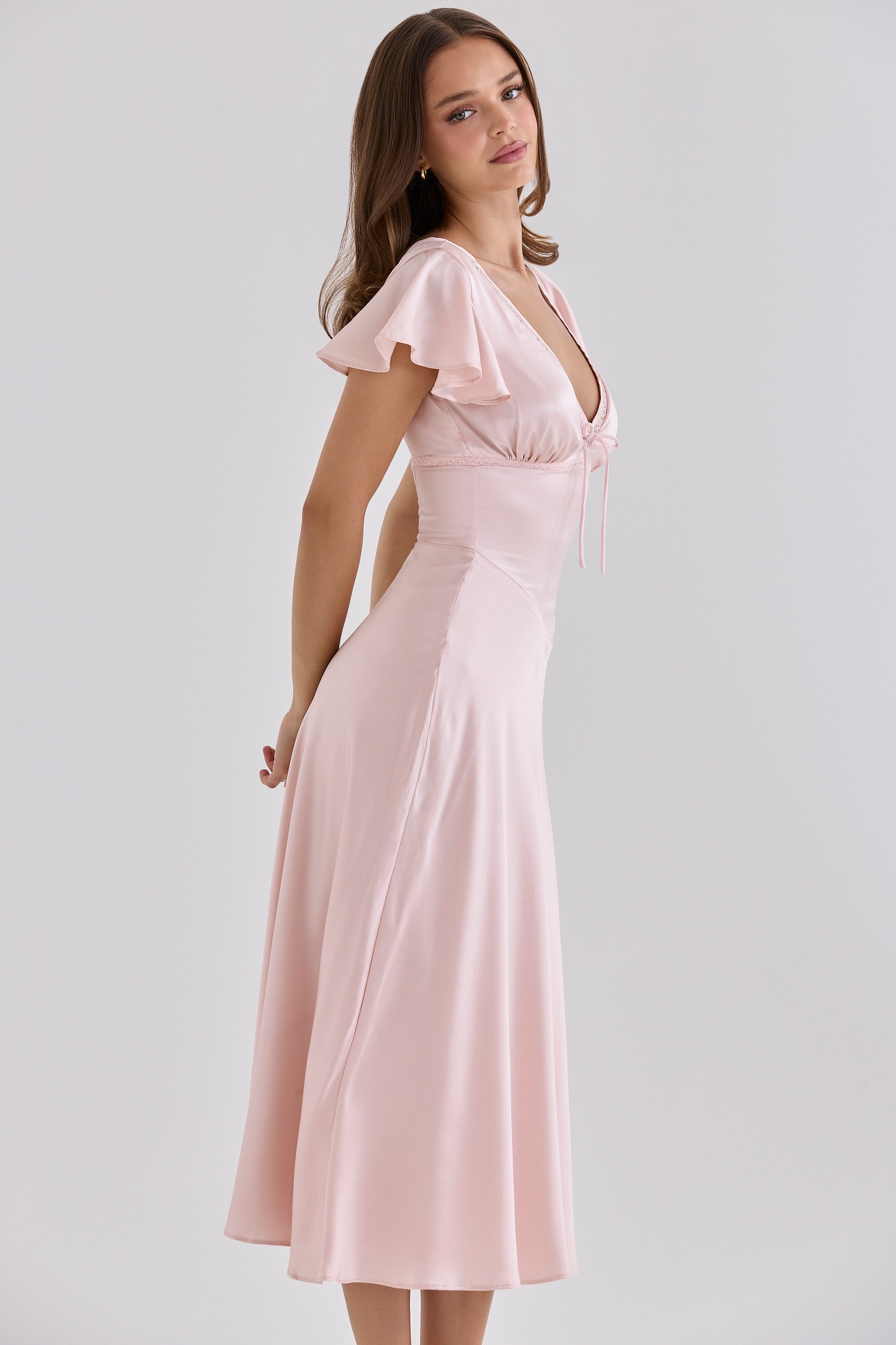 Ravella Midi Dress - Pink