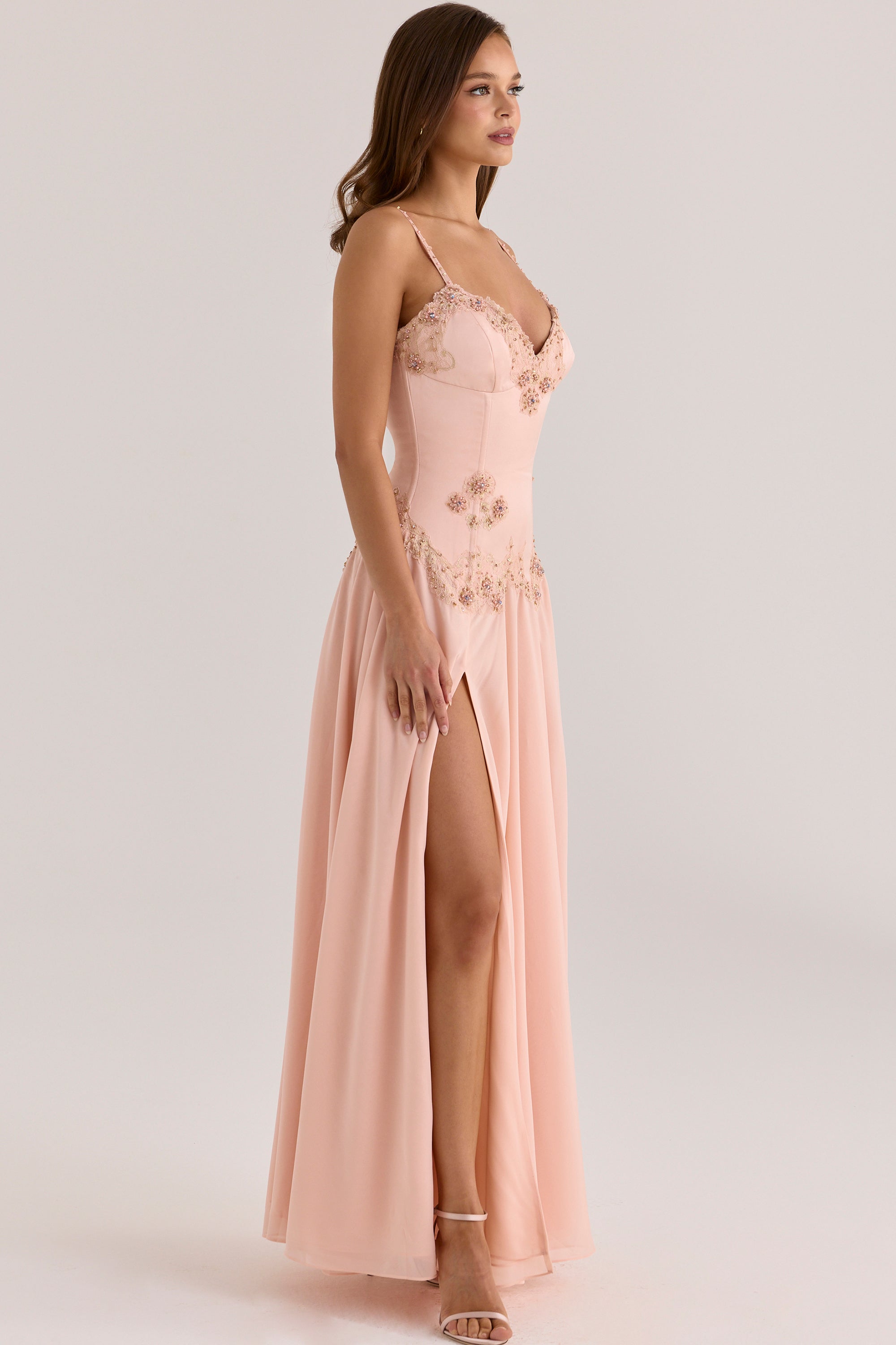 Saloma Maxi Dress - Blush