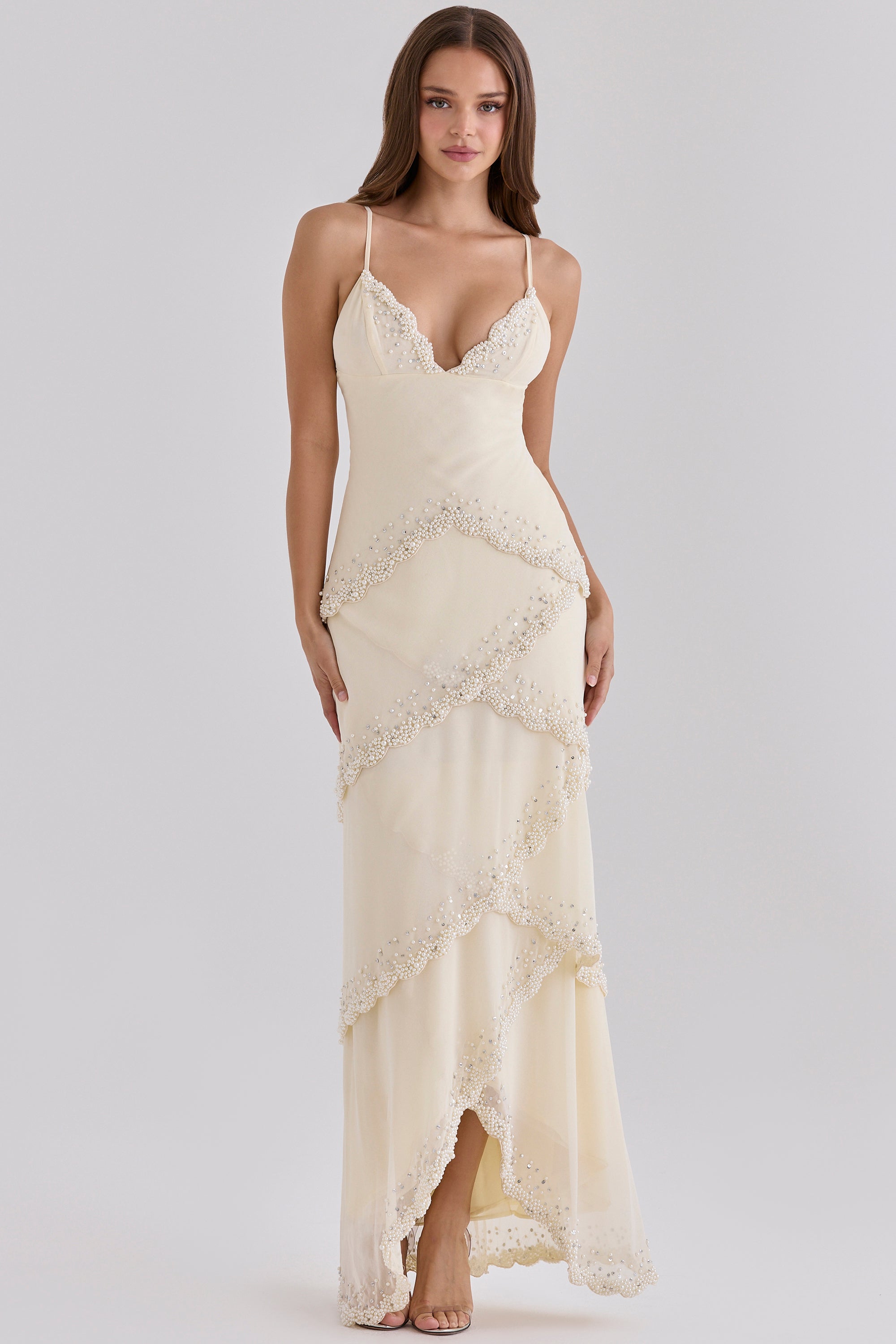 Sorelle Maxi Dress - Almond