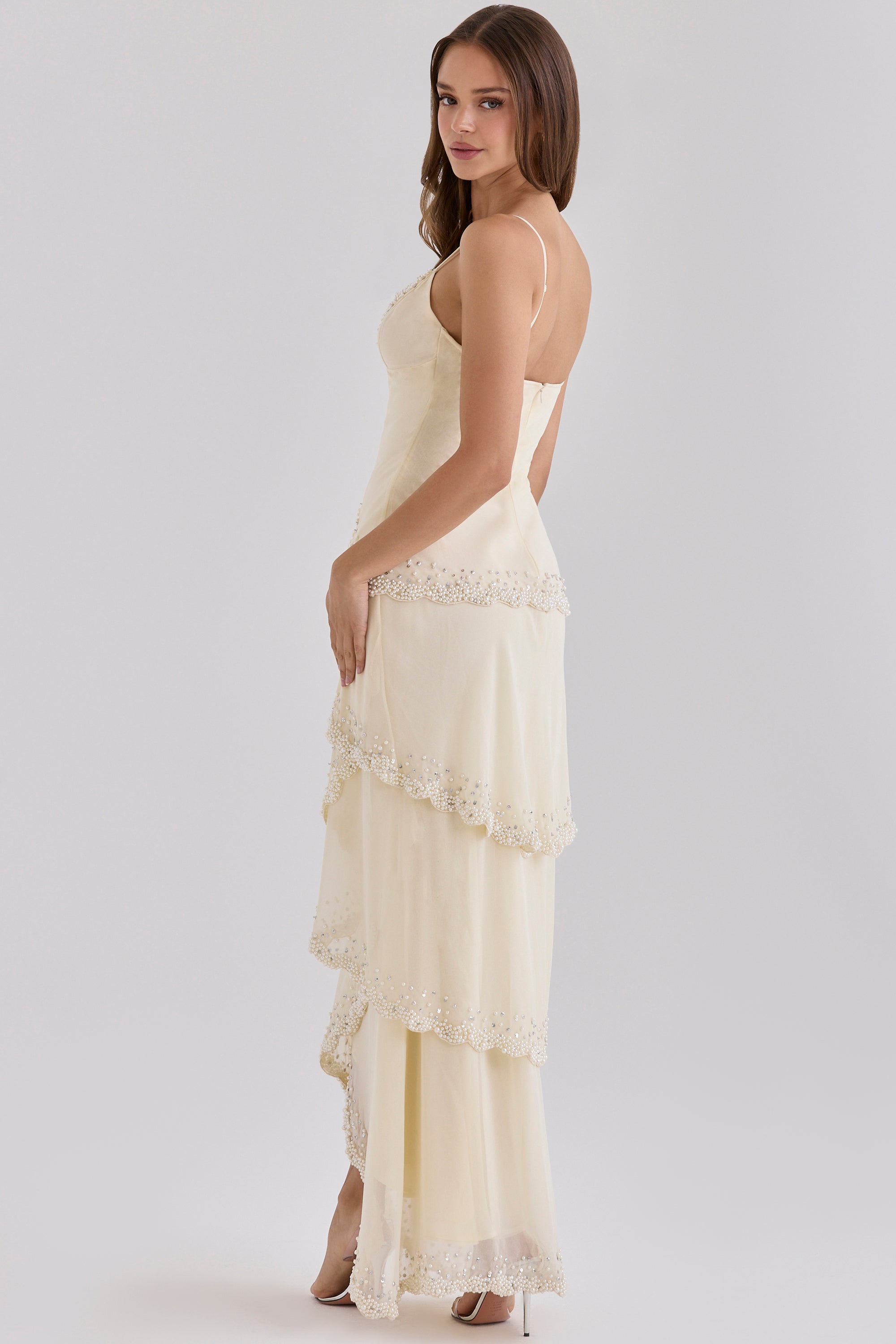 Sorelle Maxi Dress - Almond