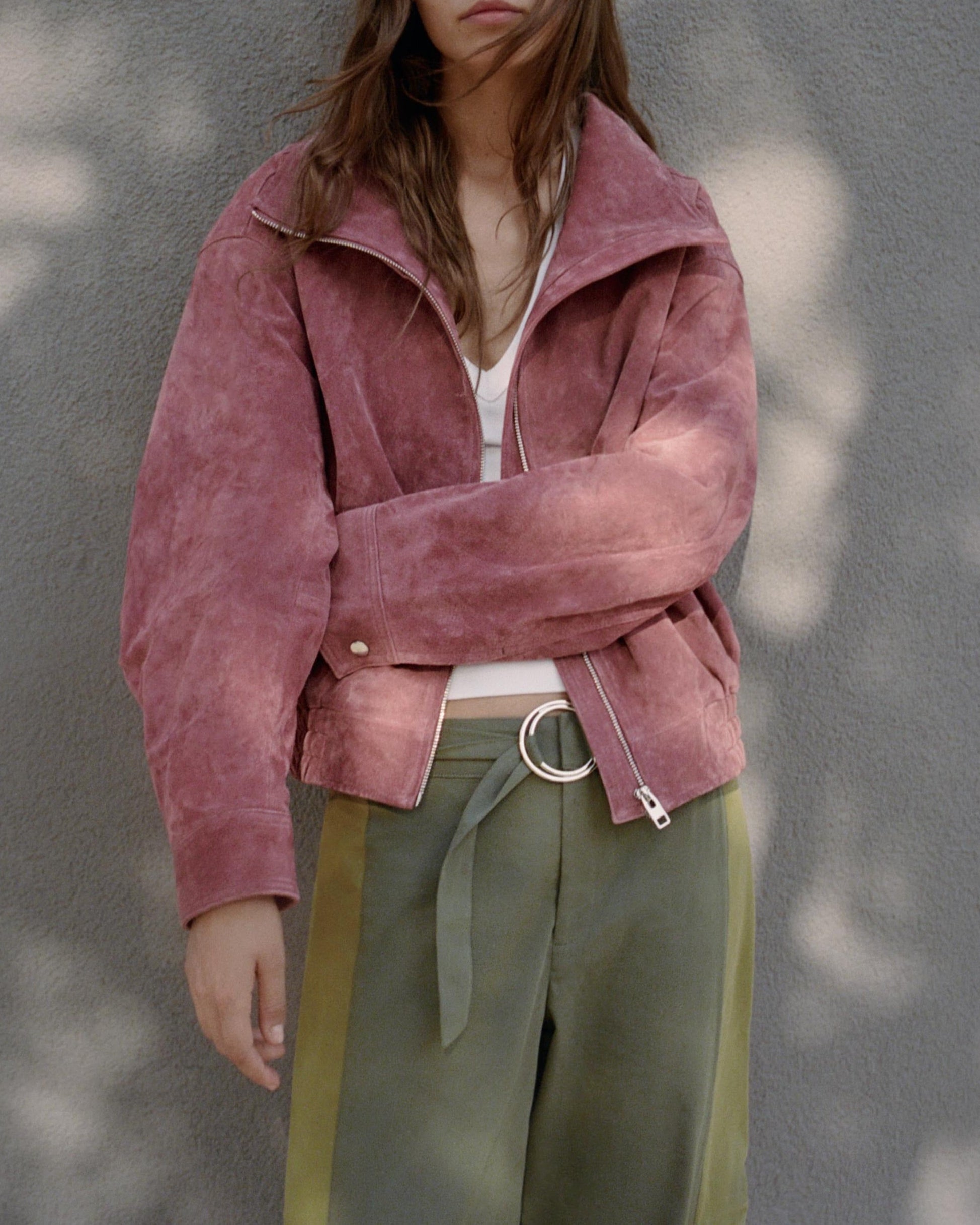 Marsala Bomber Jacket