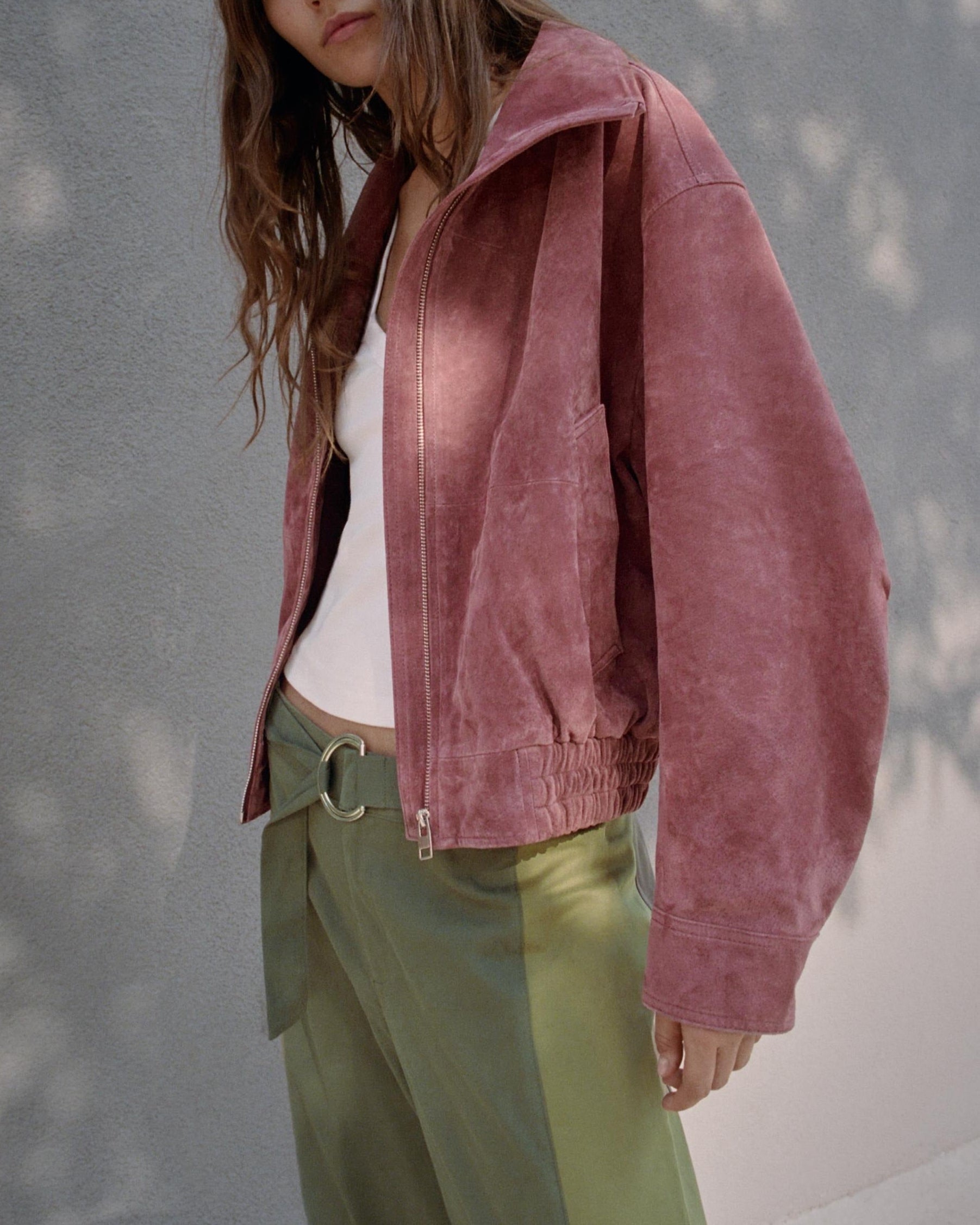 Marsala Bomber Jacket