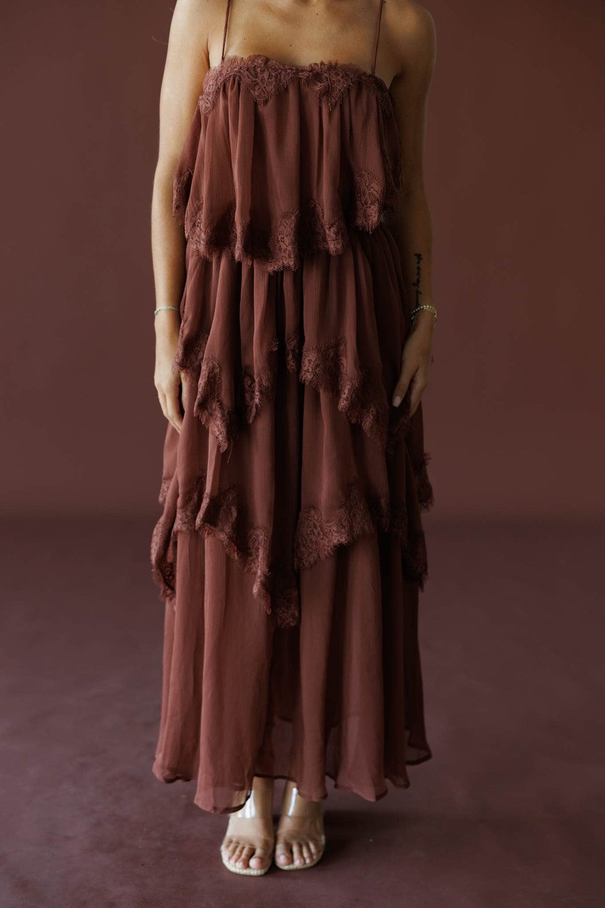 Lucille Maxi Dress - Brown