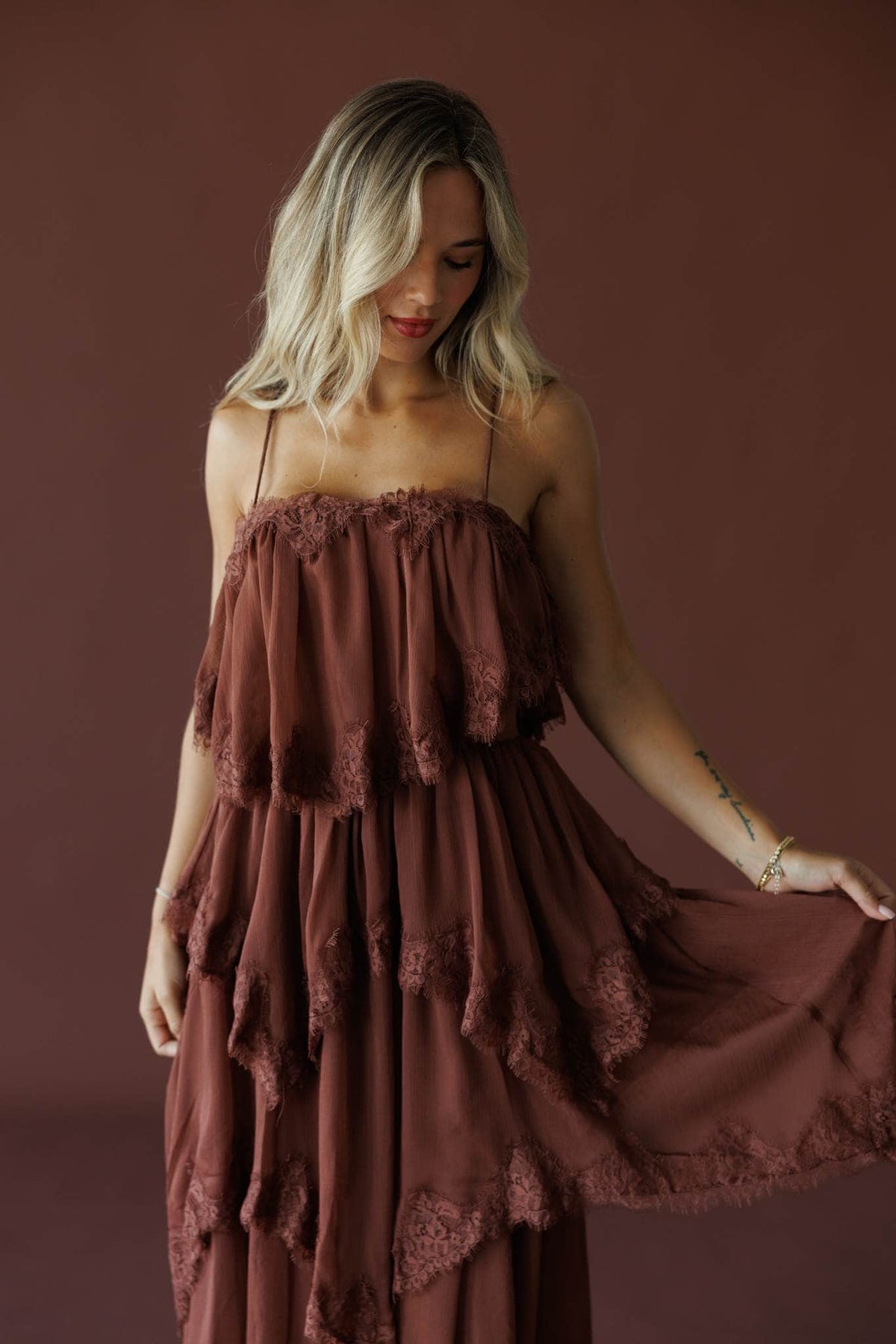 Lucille Maxi Dress - Brown