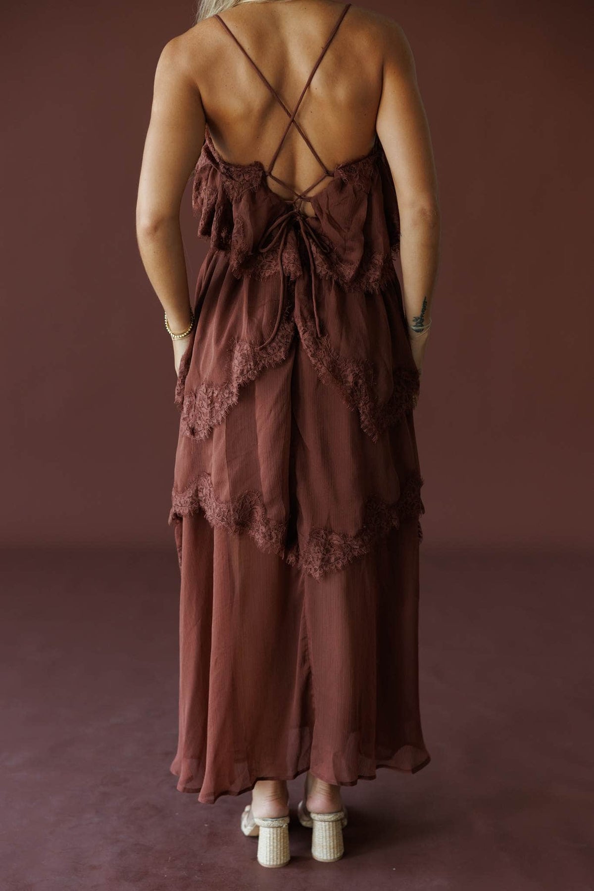 Lucille Maxi Dress - Brown