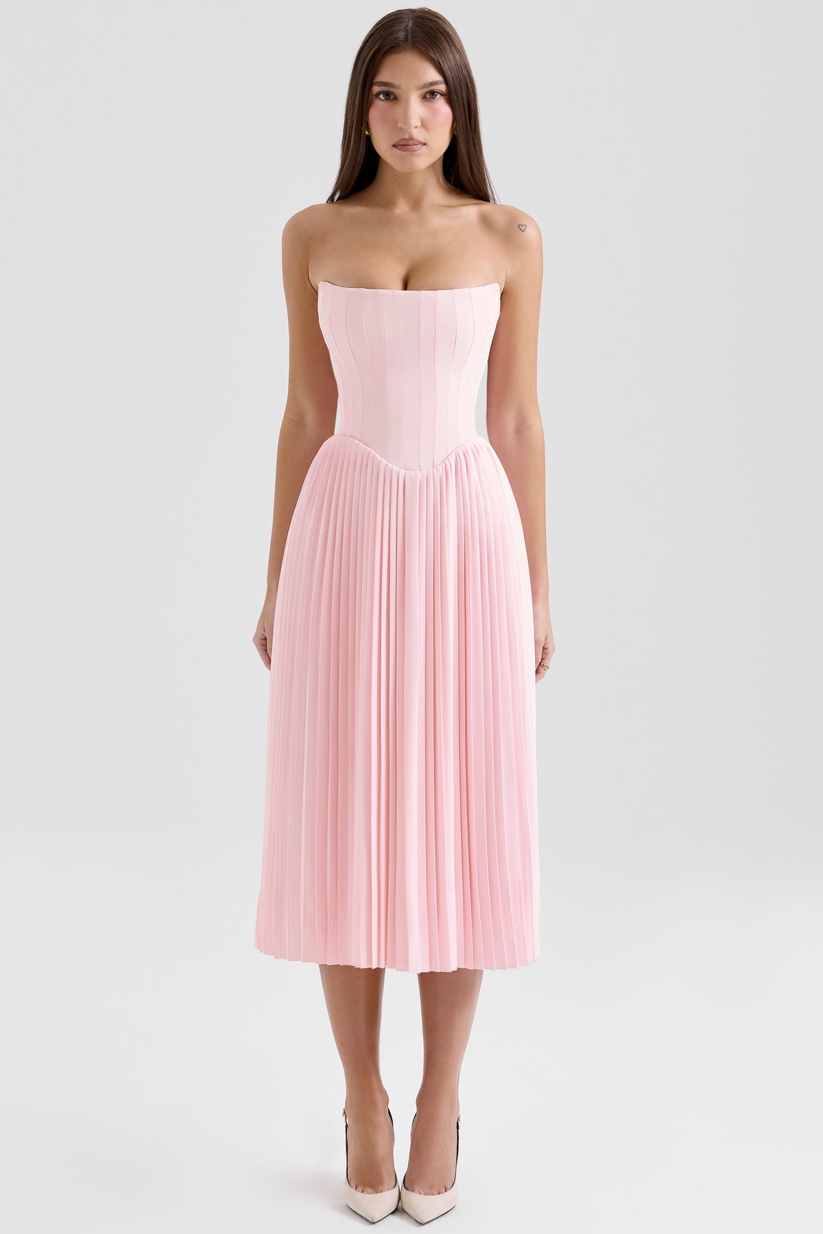 Blossom Midi Dress - Pink