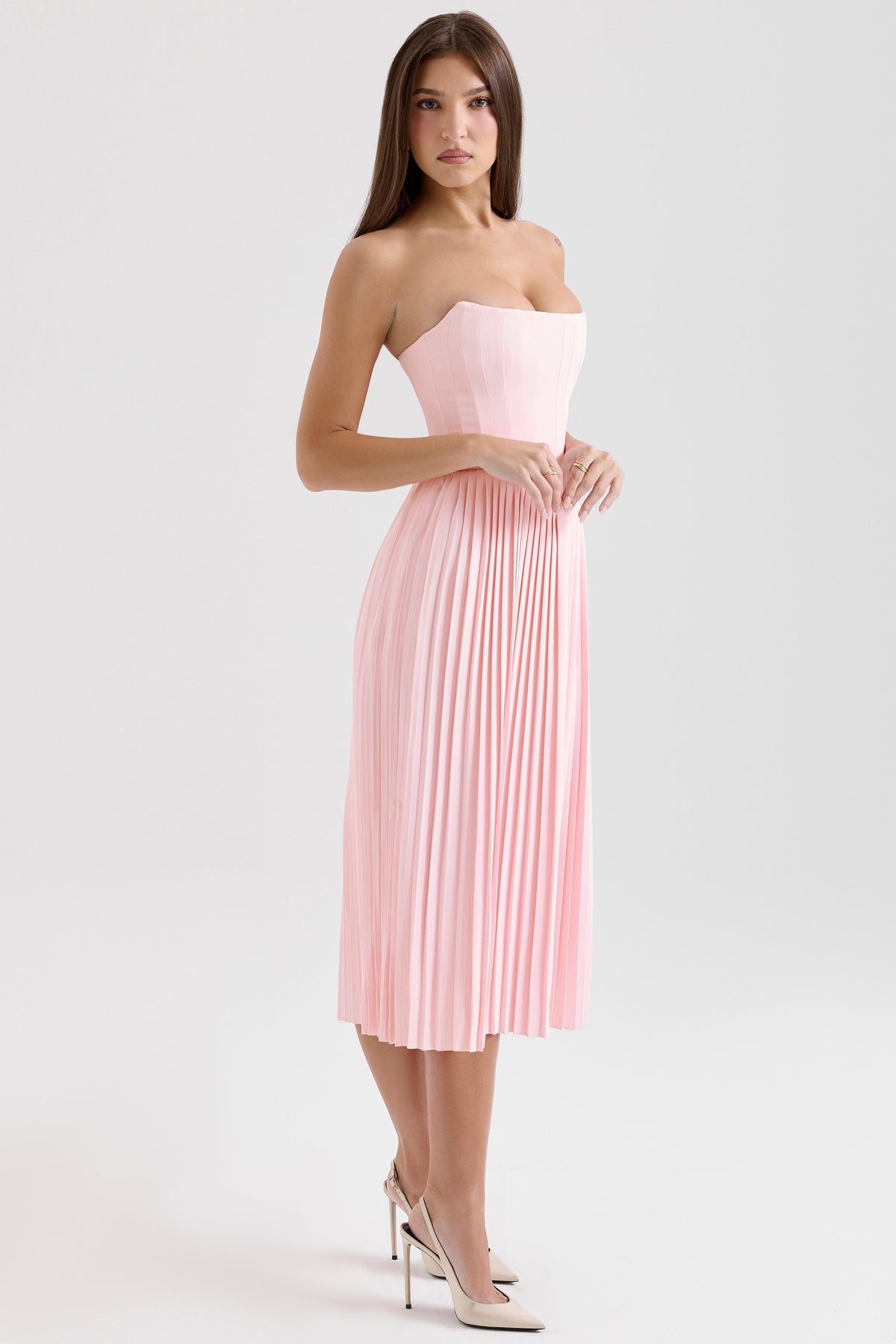 Blossom Midi Dress - Pink