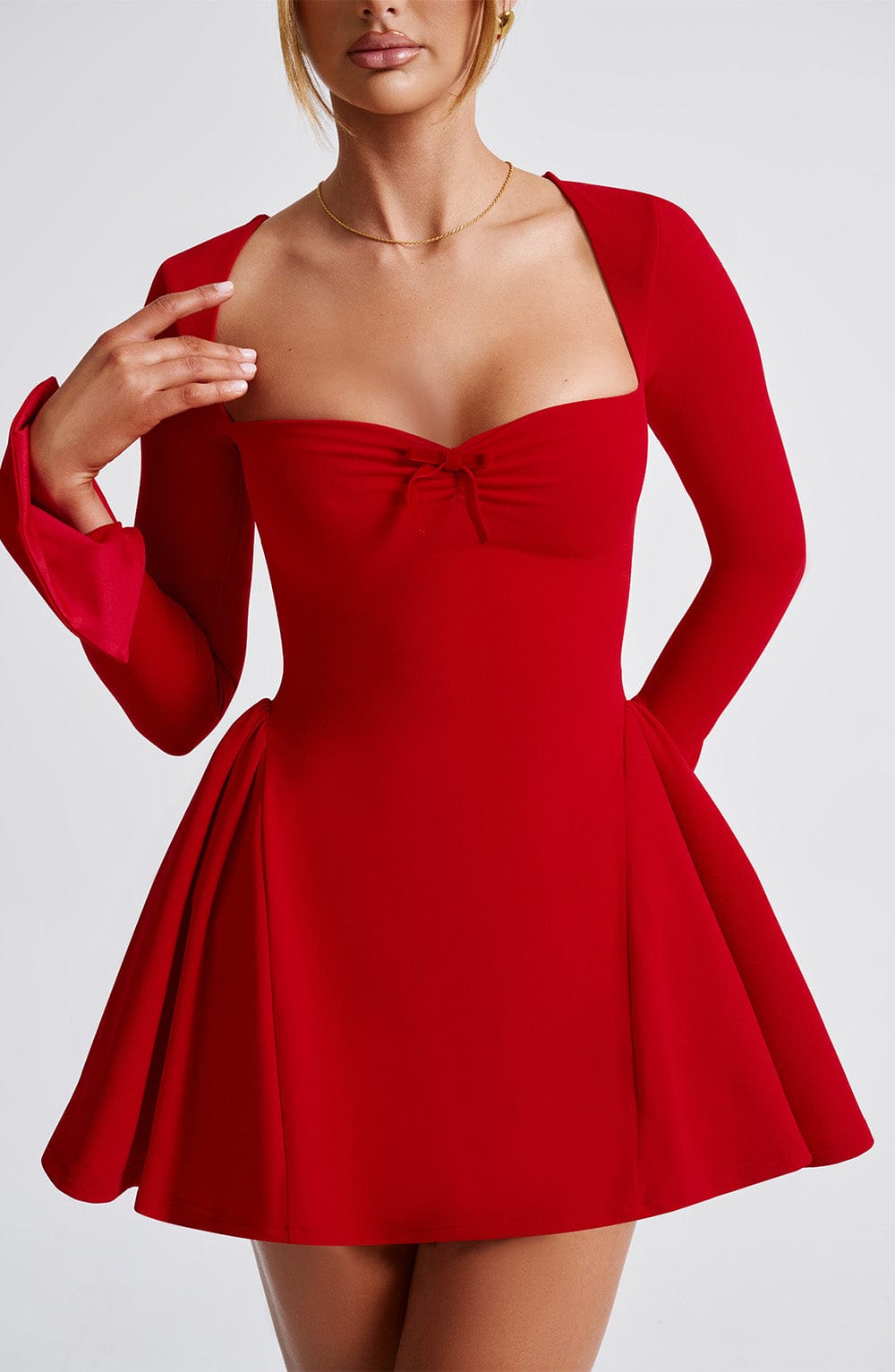 Rosamund Mini Dress - Red