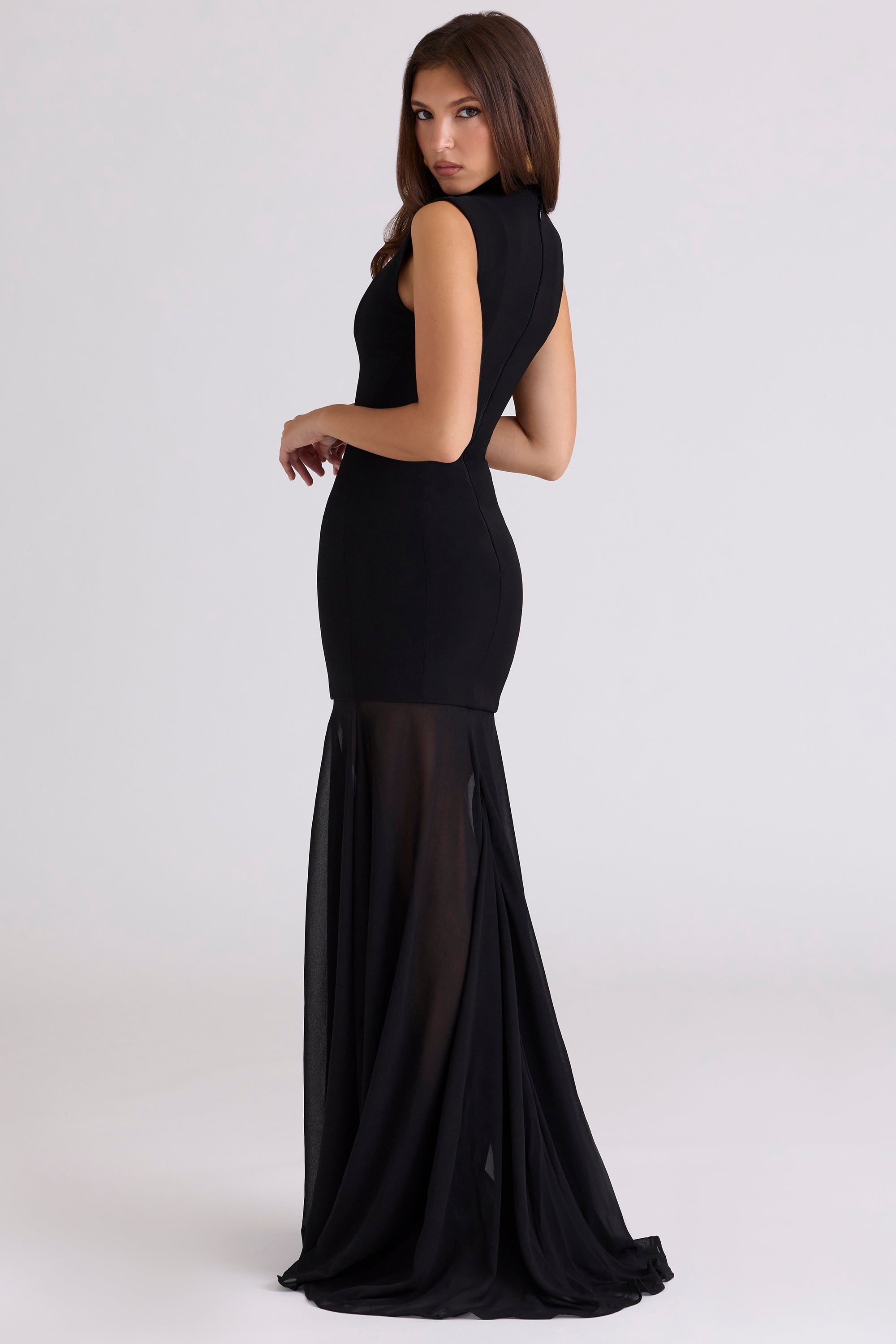 Camille Maxi Dress - Black - 6