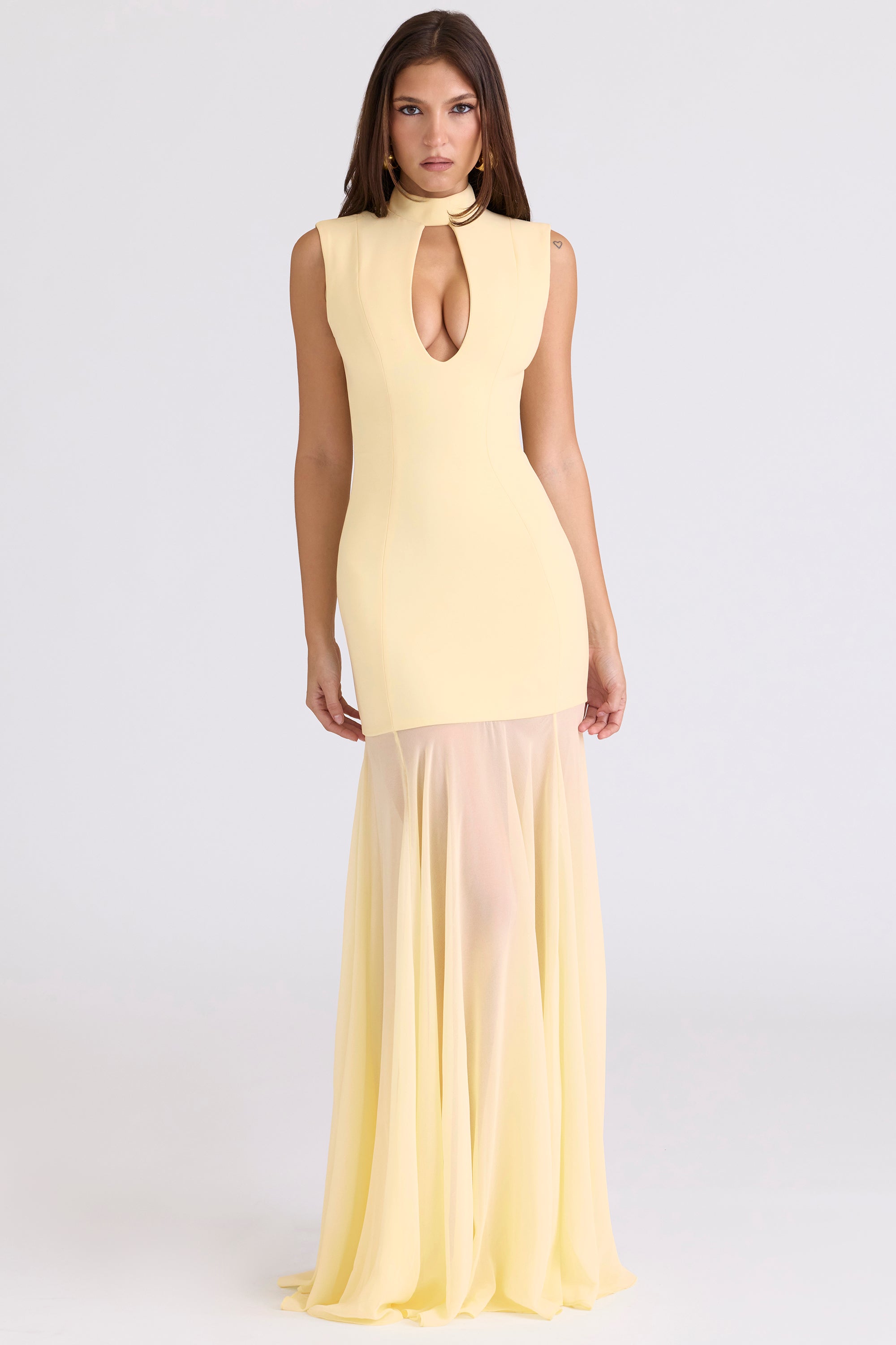 Camille Maxi Dress - Butter Yellow - 1