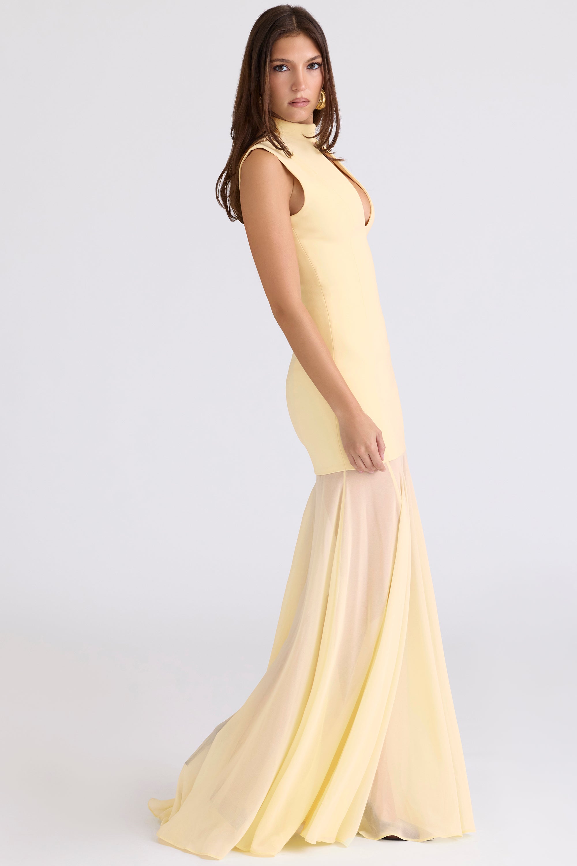 Camille Maxi Dress - Butter Yellow - 4