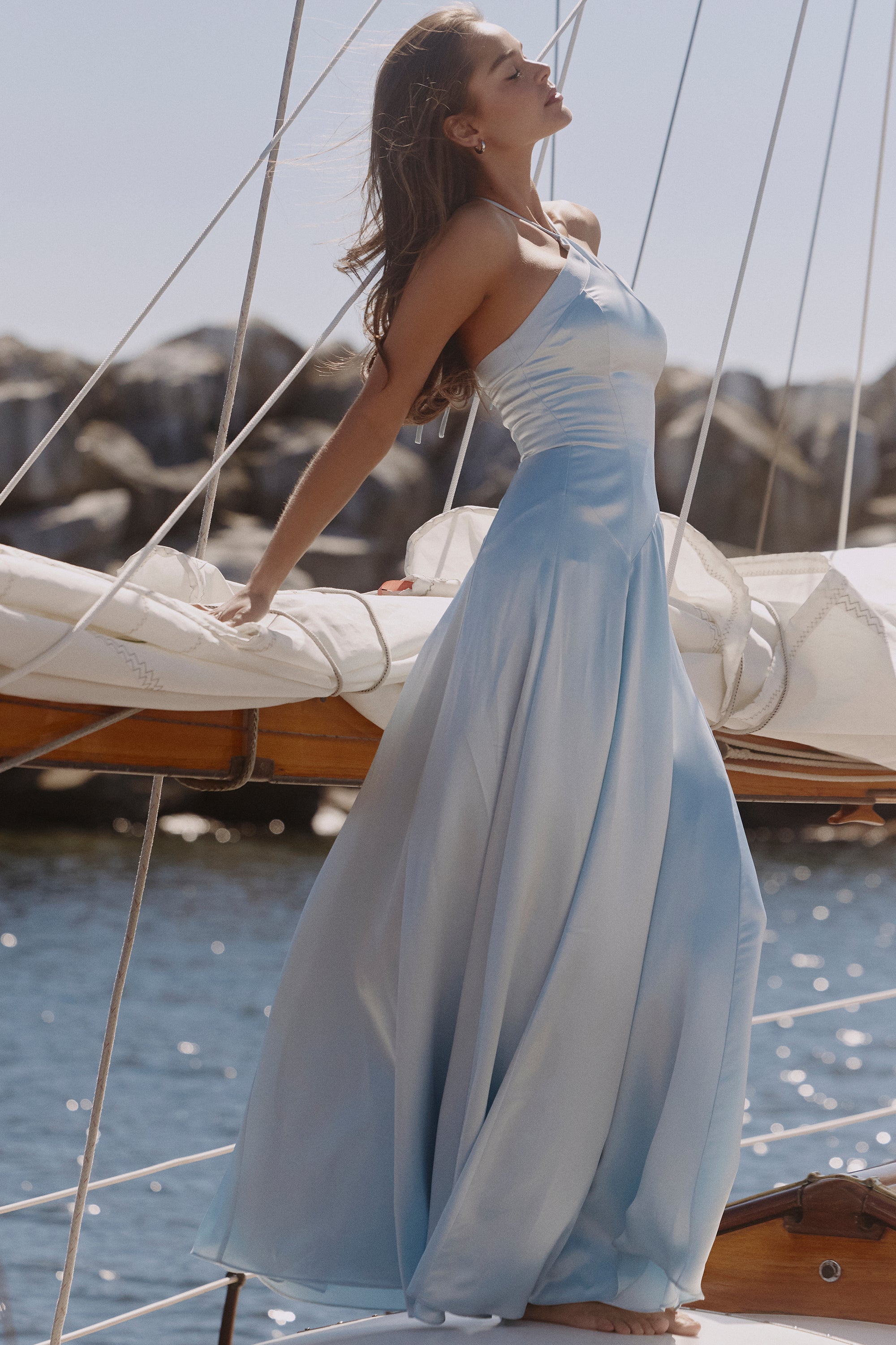 Avelina Maxi Dress - Blue