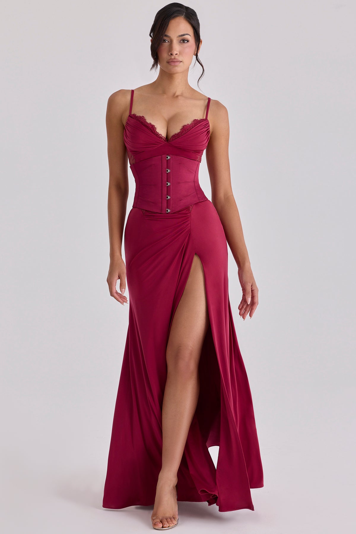 Corsetti Gown - Wine