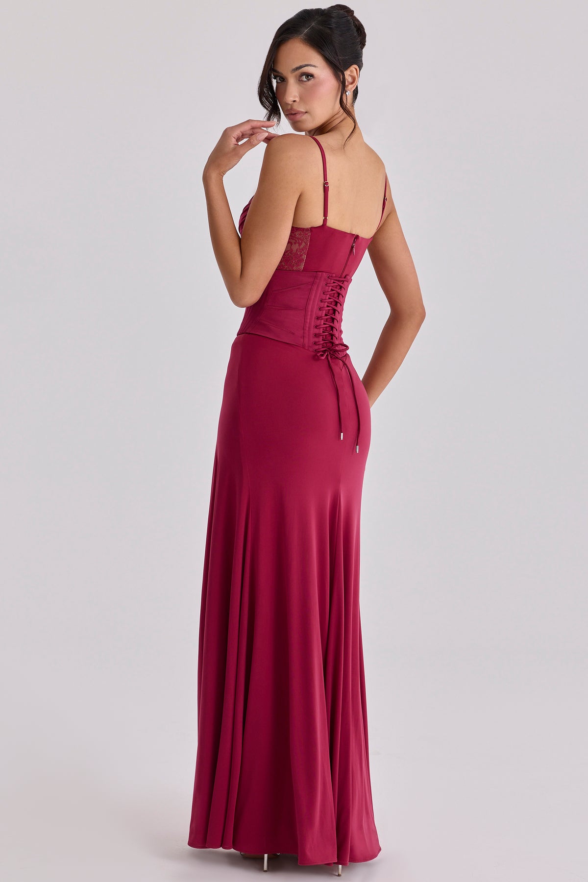 Corsetti Gown - Wine