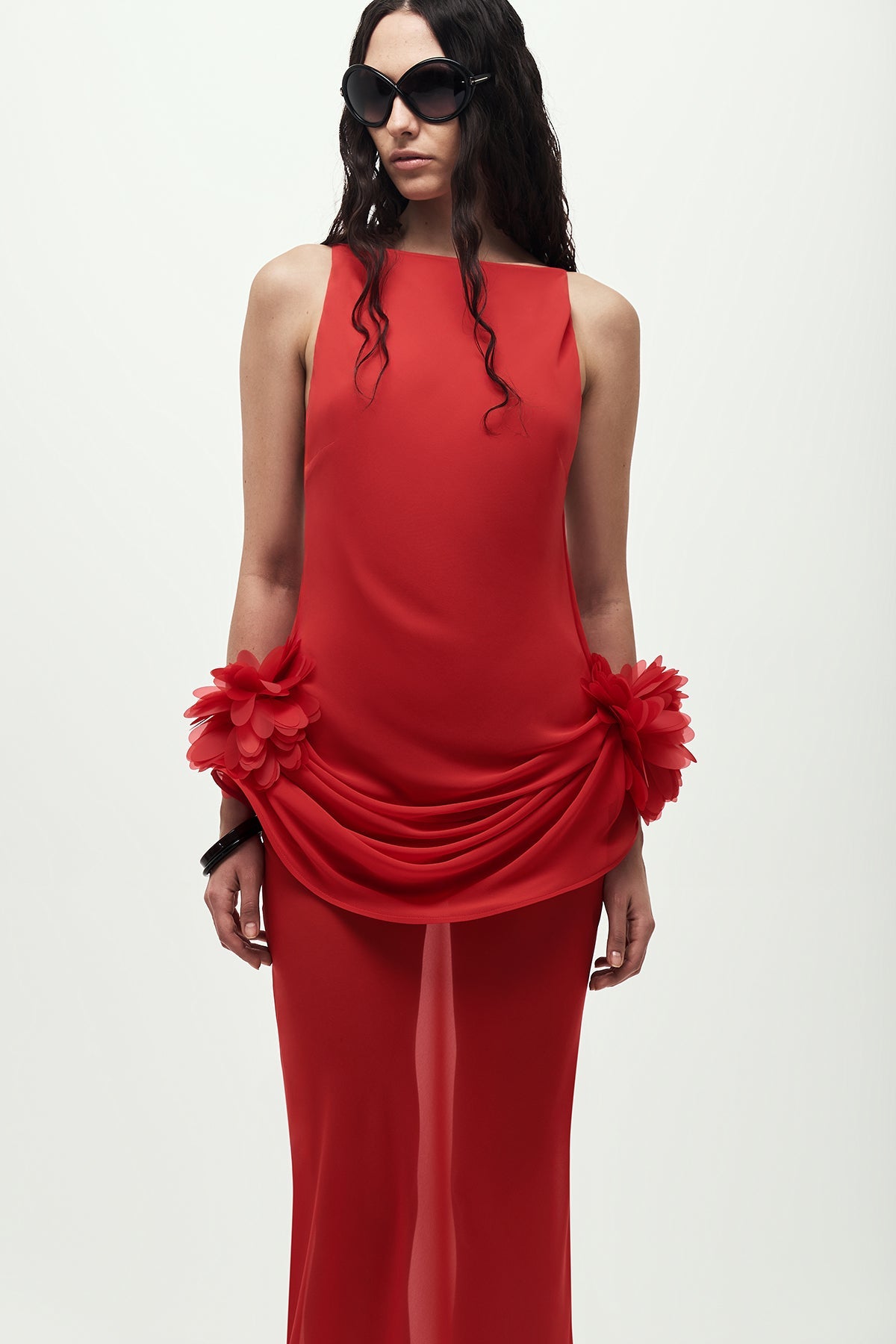 Flamenco Maxi Dress - Red