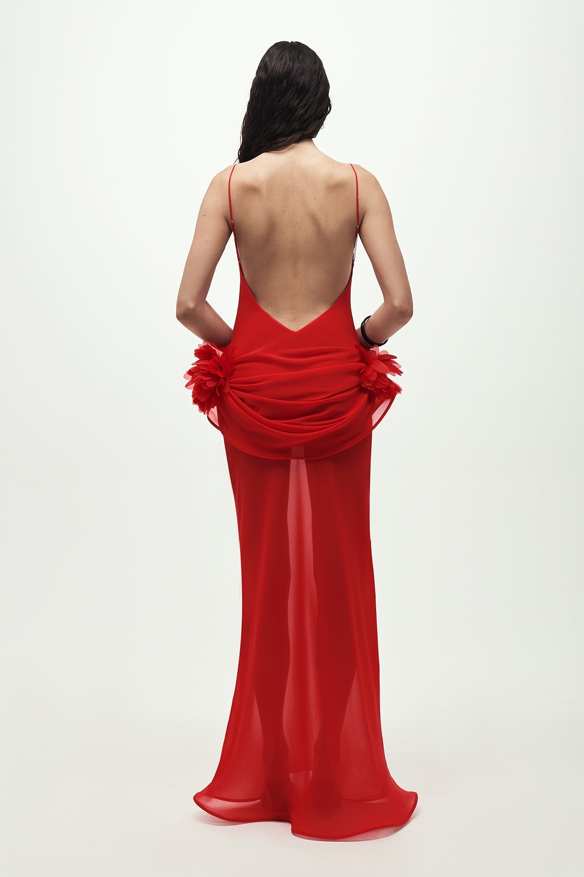 Flamenco Maxi Dress - Red