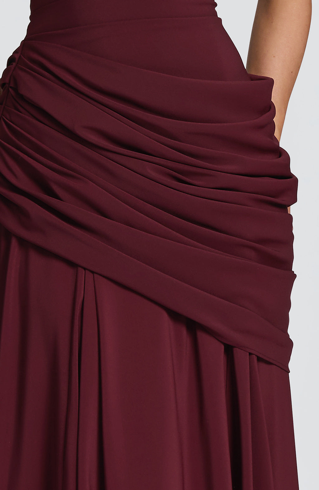 Scarlett Maxi Dress - Cherry Lacquer