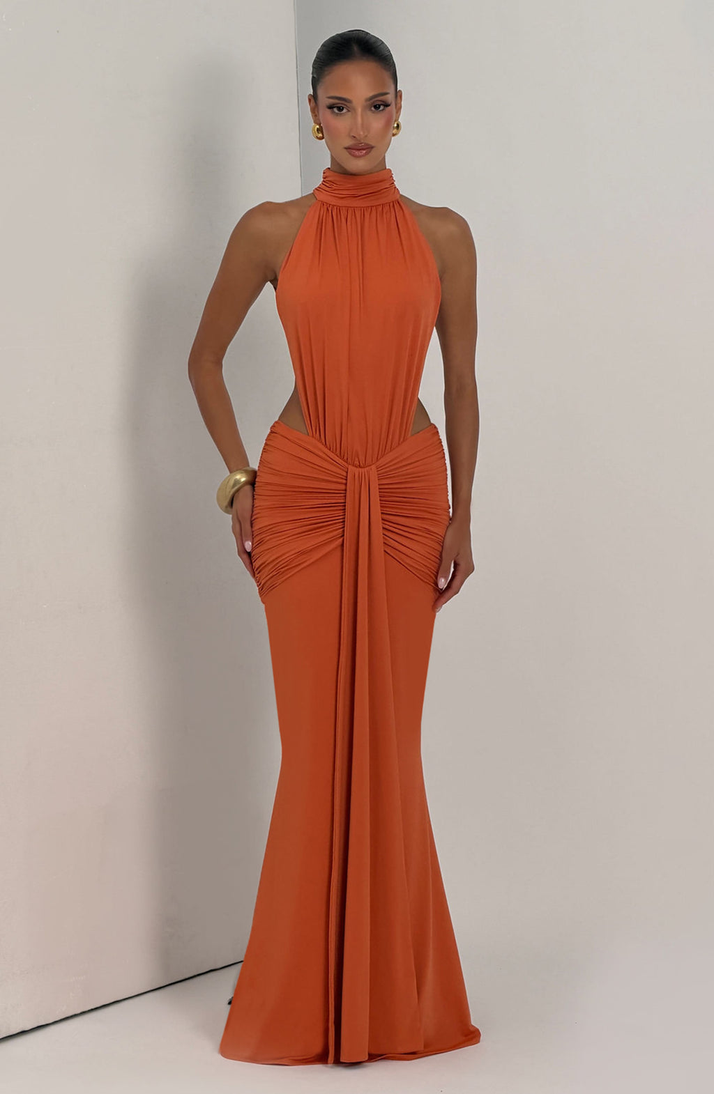Odessa Maxi Dress - Burnt Orange