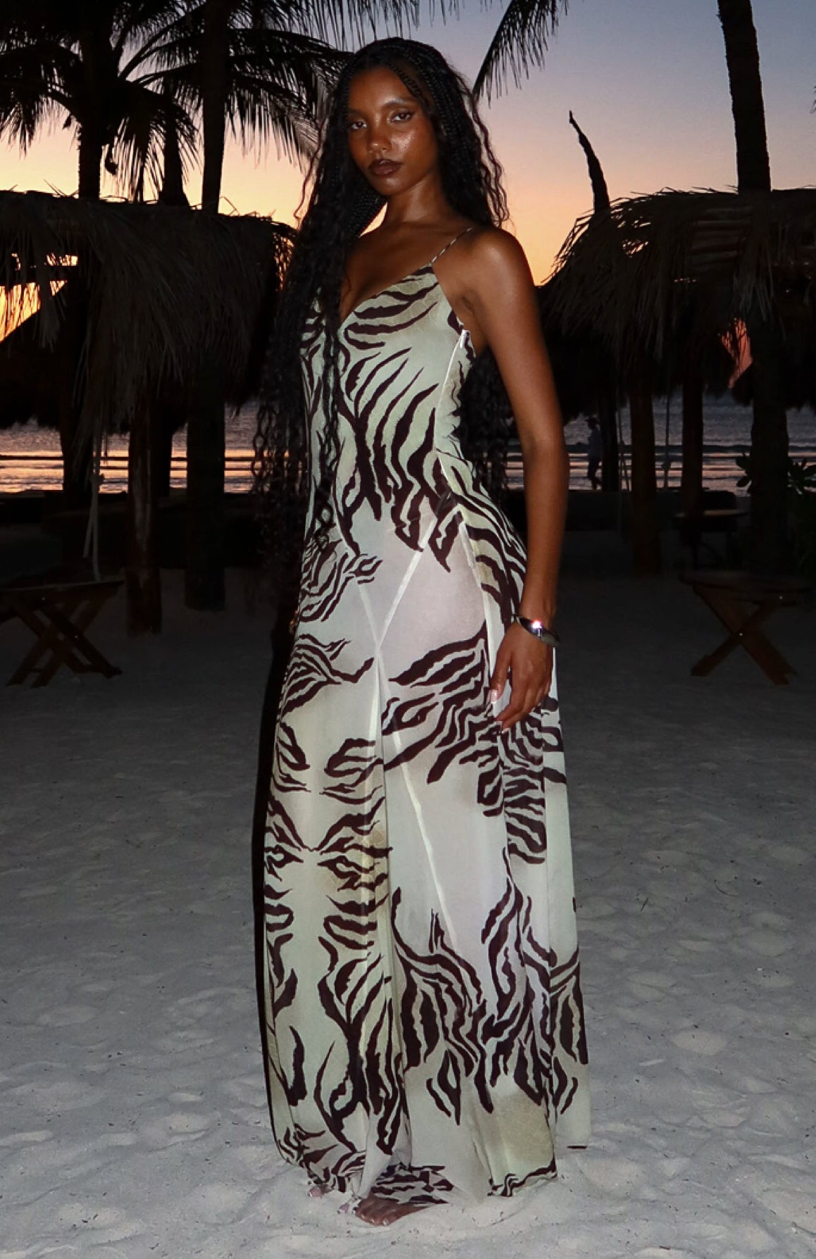 Savannah Maxi Dress - Nude