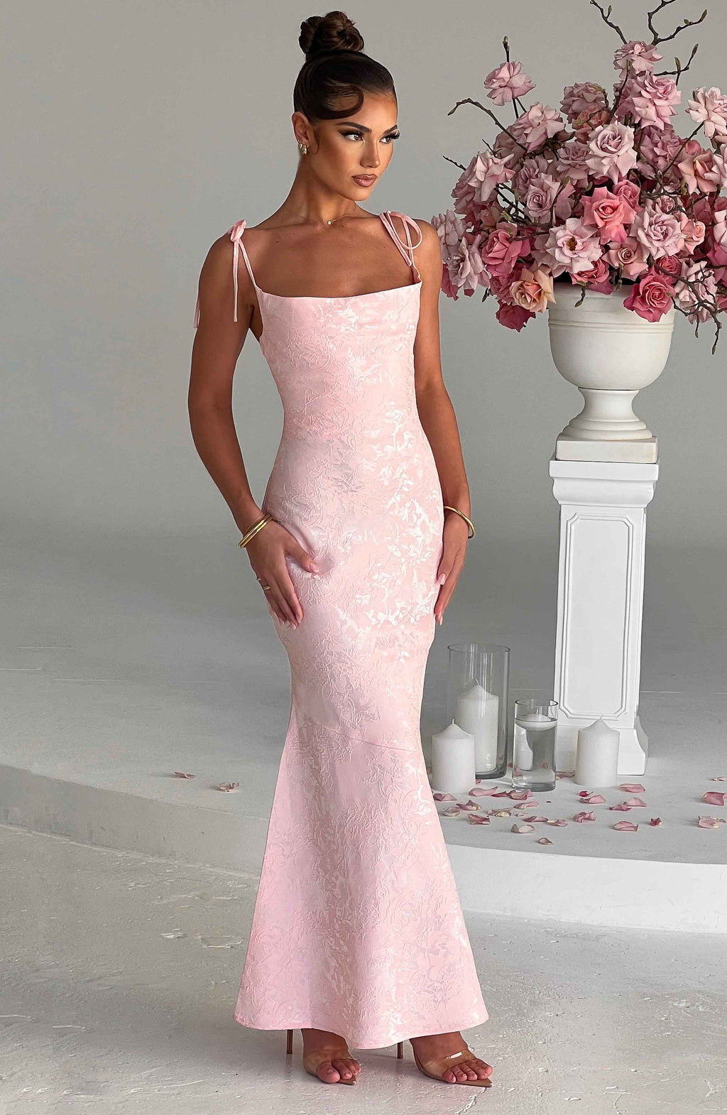 Petal Maxi Dress - Blush