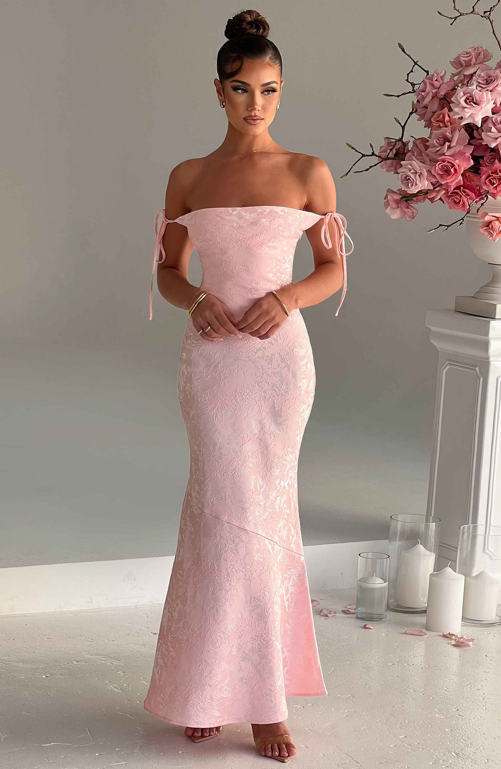 Petal Maxi Dress - Blush
