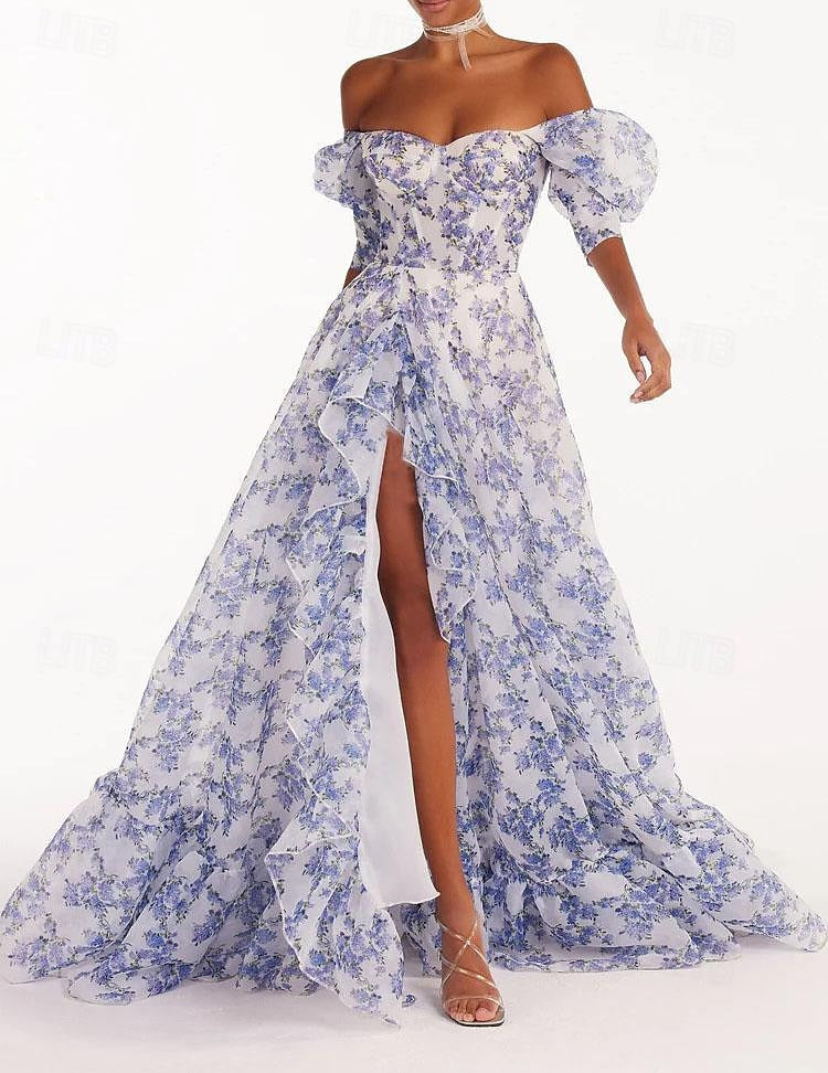 Anaïs Maxi Dress - Blue